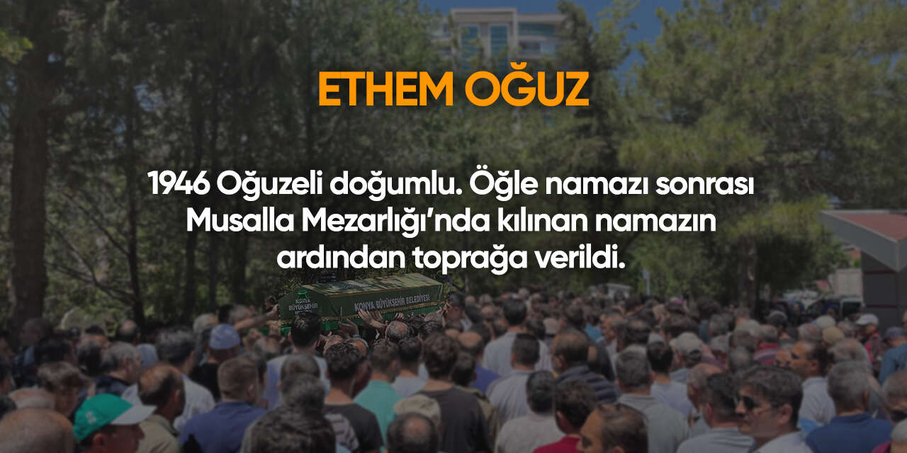 Konya'da bugün vefat edenler | 16 Haziran 2026 7